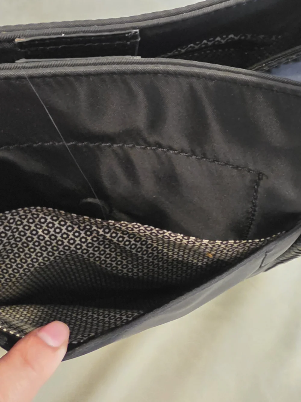 BRIGHTON JEWELRY ODESSA LARGE BLACK NYLON LEATHER TOTE BAG PURSE ENTWINED NEW